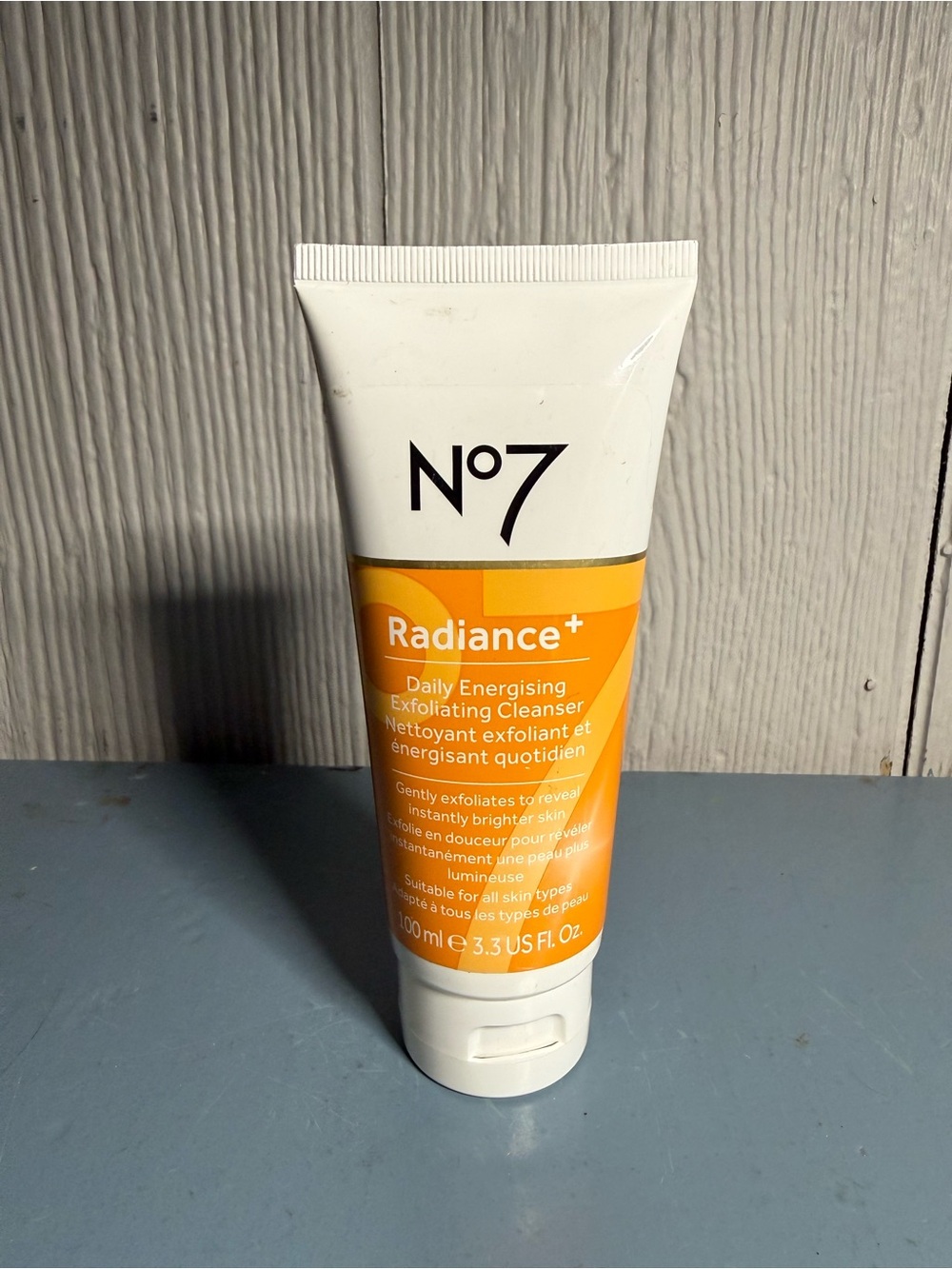No7 Radiance+ Daily Energising Exfoliating Cleanser - 3.3 fl oz